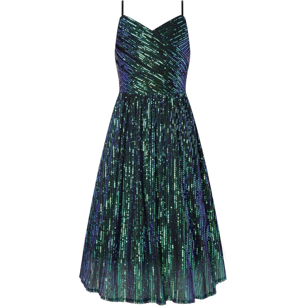 image:imageGRACE KARIN Girls Formal Party Sequin Dress Wedding Pageant Gown DressesGreen