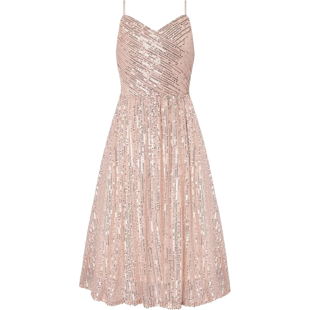 image:imageGRACE KARIN Girls Formal Party Sequin Dress Wedding Pageant Gown DressesRose Gold