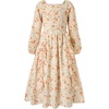Cream Orange Ditsy Floral