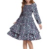 Navy Blue Floral