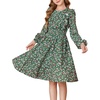 Dark Green Floral