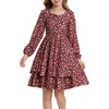 Wine Red Floral