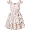 Cream Pink Rose Floral