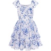 Unique Blue Floral