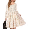 White Orange Floral
