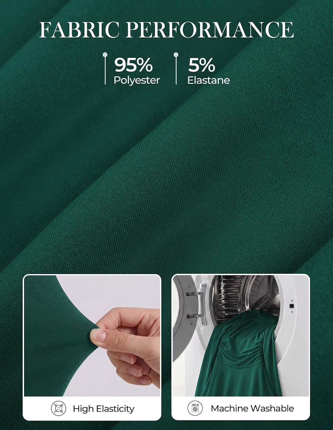 image:imageGRACE KARIN 2026 Womens Fall Long Sleeve Party Mini Dresses with PocketsDark Green