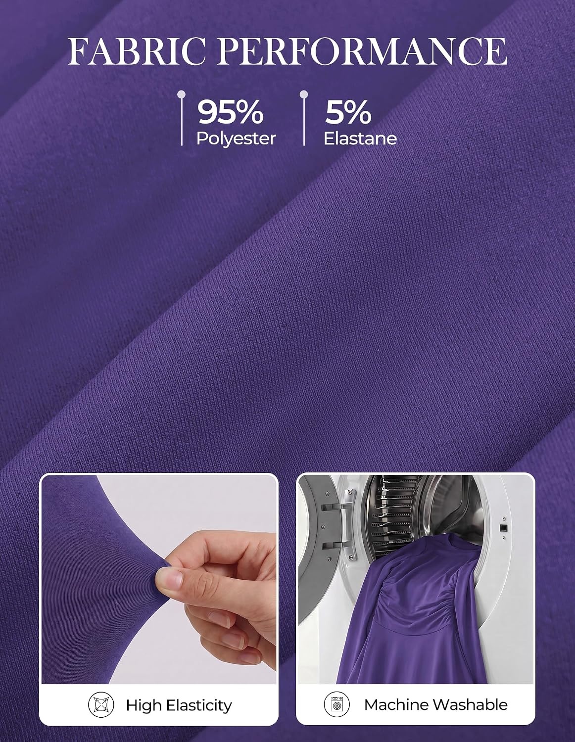 image:imageGRACE KARIN 2026 Womens Fall Long Sleeve Party Mini Dresses with PocketsDeep Purple