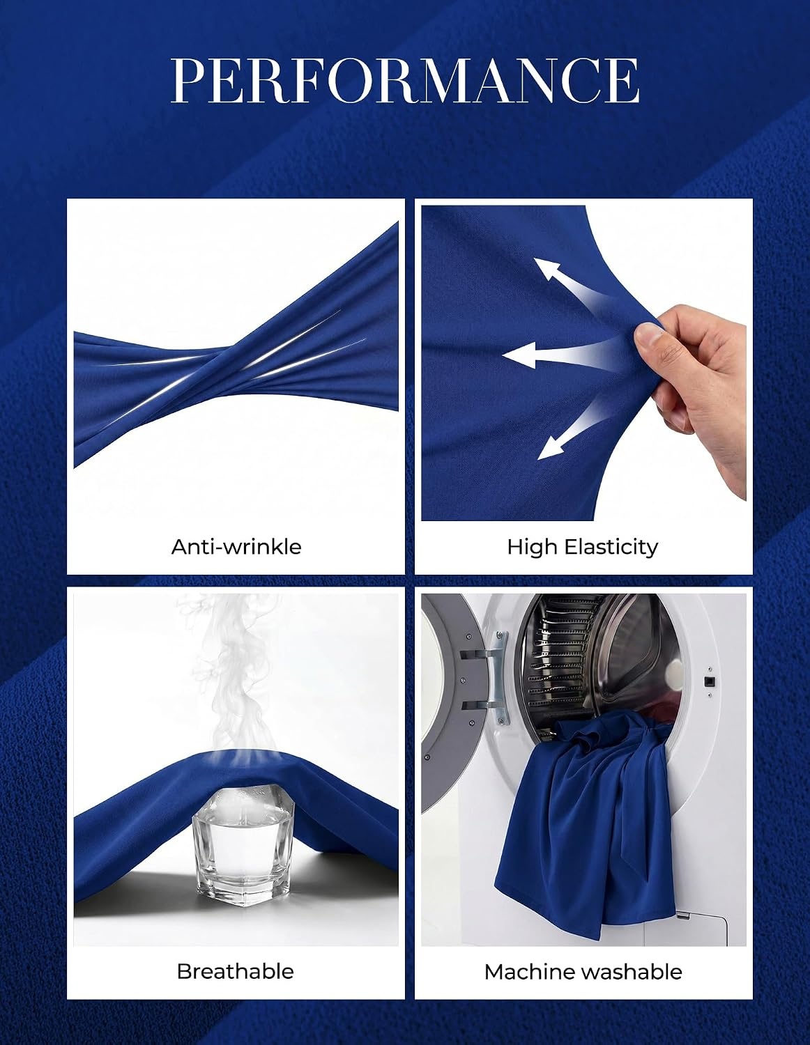 image:imageGRACE KARIN Womens Business Casual Midi Dress Church Work Bodycon DressesRoyal Blue