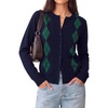 Argyle Navy Blue