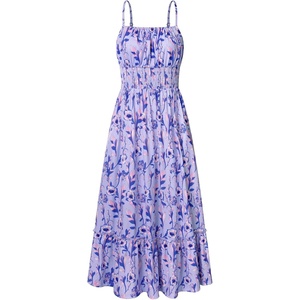 GRACE KARIN Summer Dresses for Women 2026 Vacation Boho Maxi Sundress(Purple Vine)
