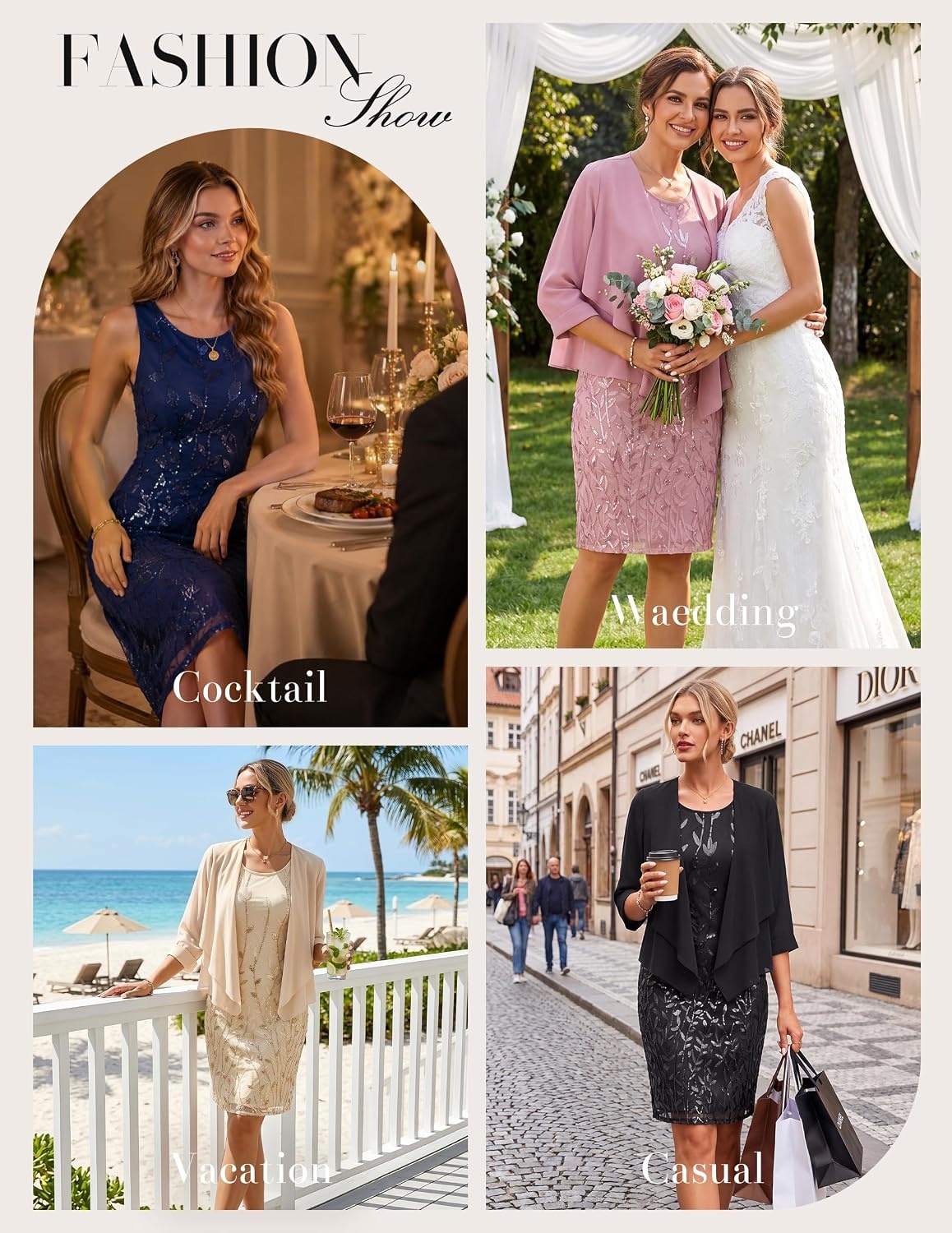 image:imageGRACE KARIN Mother of The Bride Groom Dresses Wedding Guest DressNavy Blue