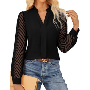 GRACE KARIN Blouses for Women Dressy Casual Business Casual Outfits(Black)