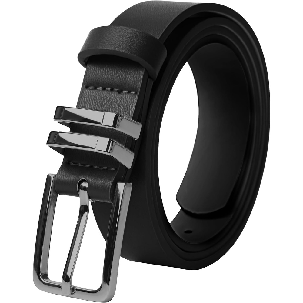 image:imageGRACE KARIN Womens Belts for Jeans Pants Leather Belt with Buckle03blackblack Buckle