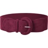 Suede#wine Red