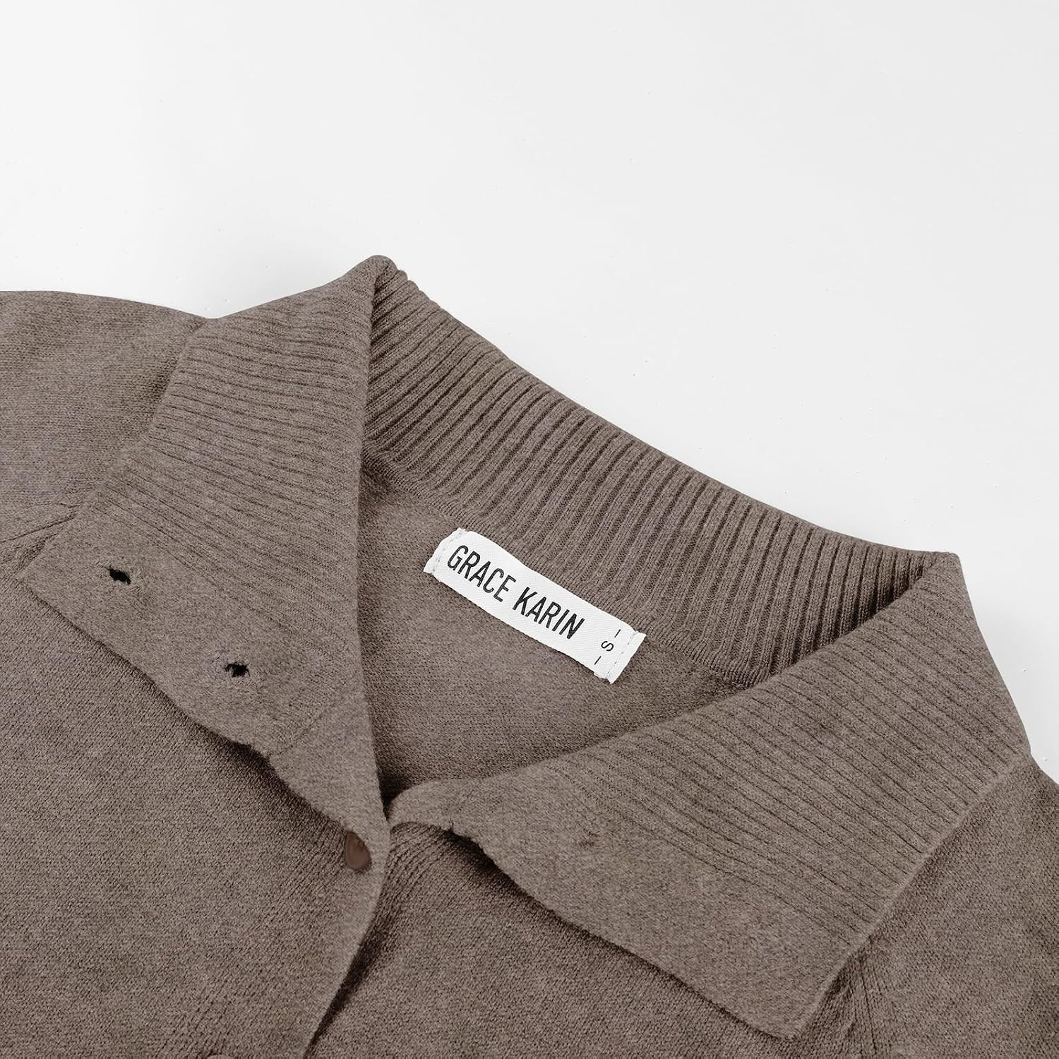 image:imageGRACE KARIN Women Lightweight Cardigan Sweaters Fall Teacher OutfitsBrown