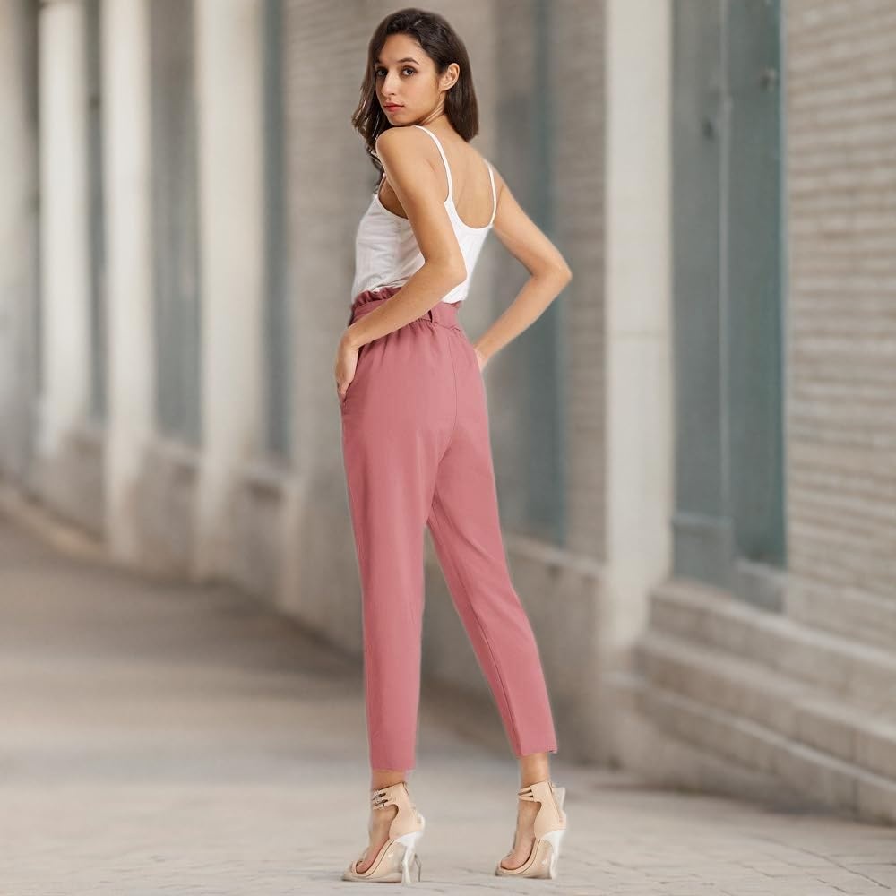 image:imageGRACE KARIN Women Work Pants High Waist Dress Trousers Business CasualPink