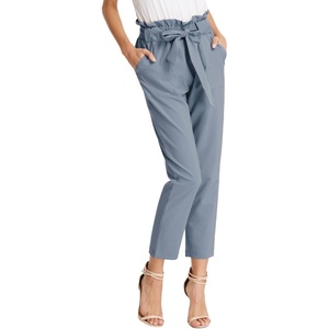 GRACE KARIN Women Work Pants, High Waist Dress Trousers Business Casual(Blue Gray)