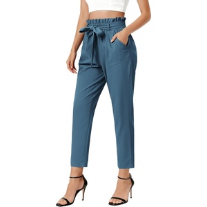 GRACE KARIN Women Work Pants, High Waist Dress Trousers Business Casual(Blue Haze)
