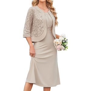 GRACE KARIN Women’s Formal Wedding Guest Dress Mother of the Bride Dress(Apricot)