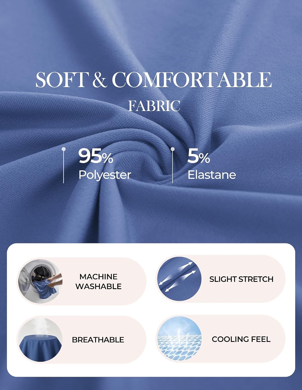 image:imageGRACE KARIN Women Tops Dressy Casual Ruffle Sleeve BlousesBlue