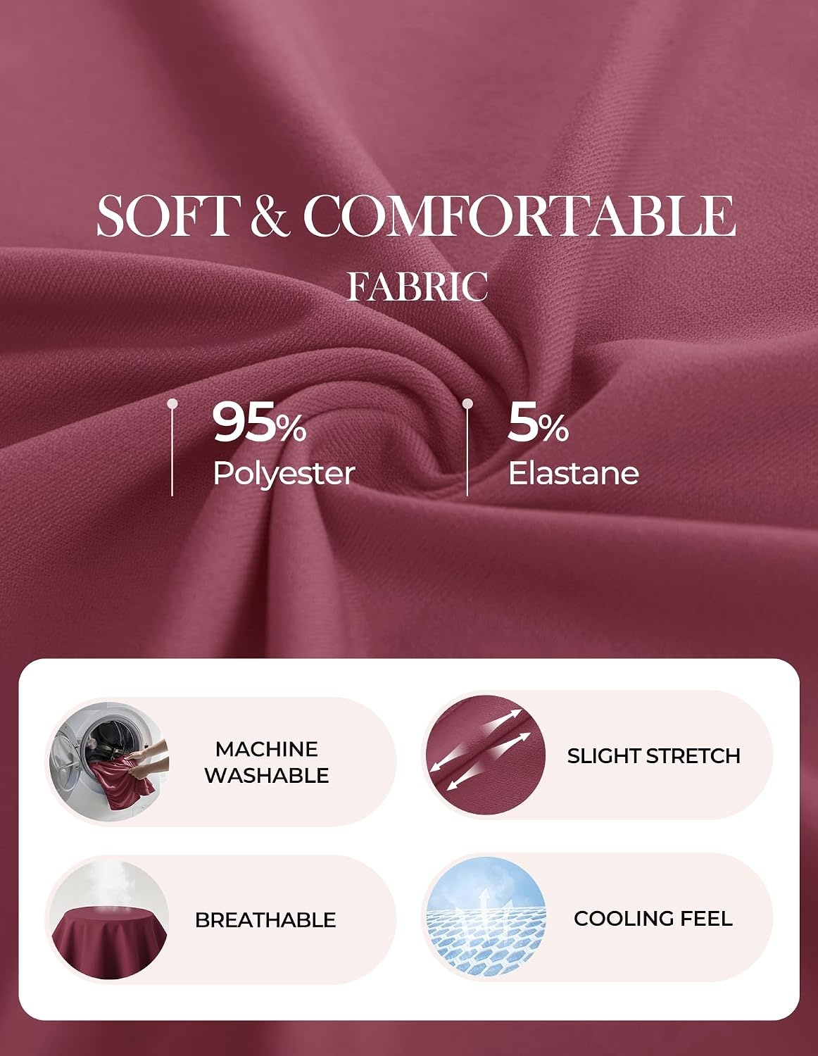 image:imageGRACE KARIN Women Tops Dressy Casual Ruffle Sleeve BlousesFuchsia
