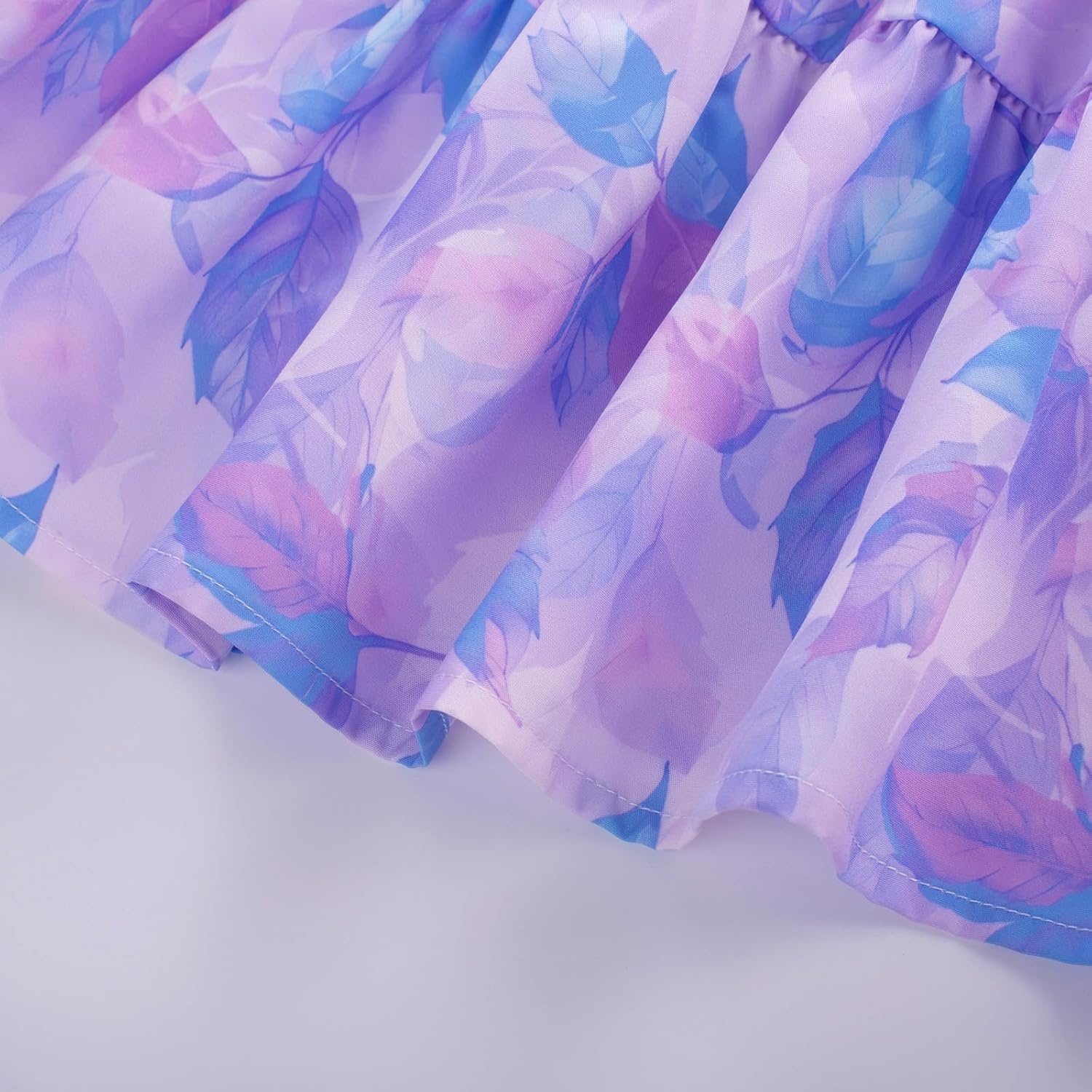 image:imageGRACE KARIN Girls Hawaiian Dresses Halter Tropical Beach Summer Dress 614YPurple Leaf