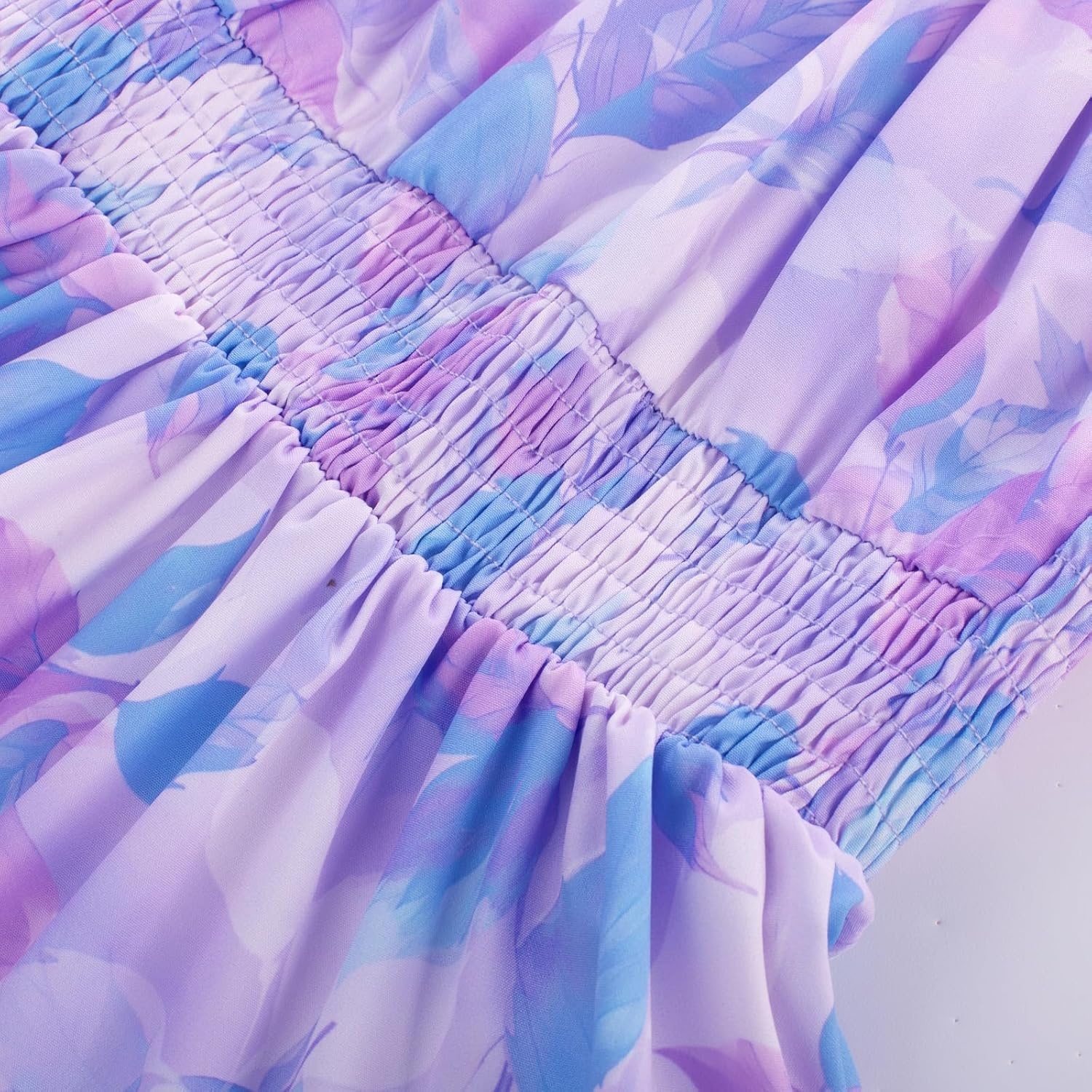 image:imageGRACE KARIN Girls Hawaiian Dresses Halter Tropical Beach Summer Dress 614YPurple Leaf