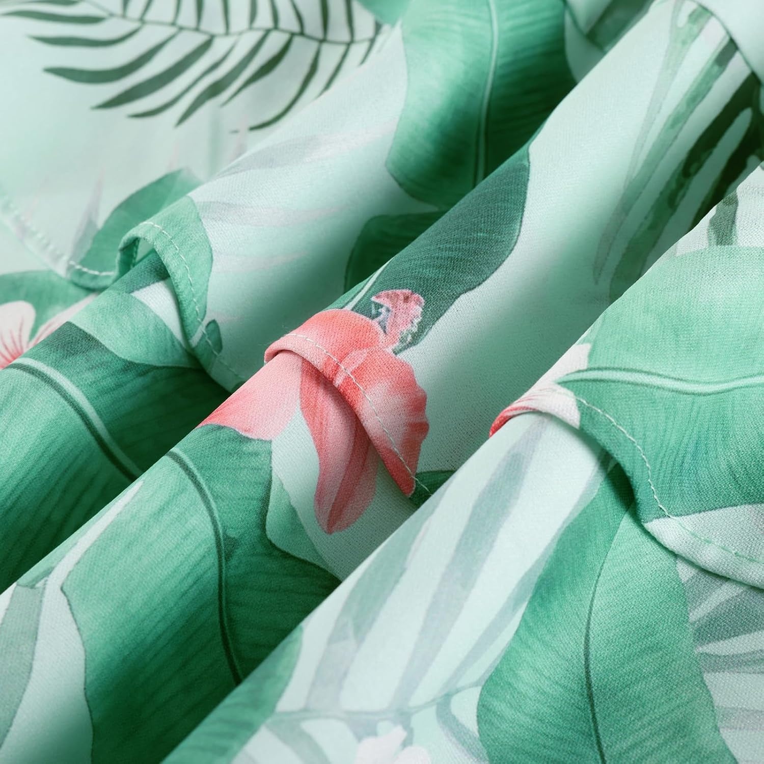 image:imageGRACE KARIN Girls Hawaiian Tropical Maxi Dress Floral Summer Beach SundressGreen Tropical