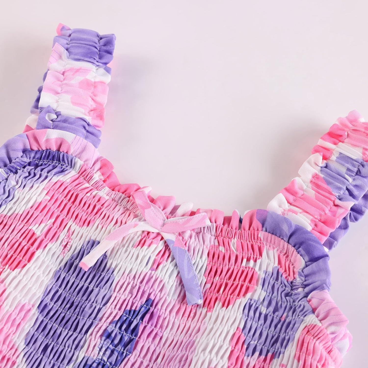 image:imageGRACE KARIN Girls Hawaiian Tropical Maxi Dress Floral Summer Beach SundressPink Purple Tropical