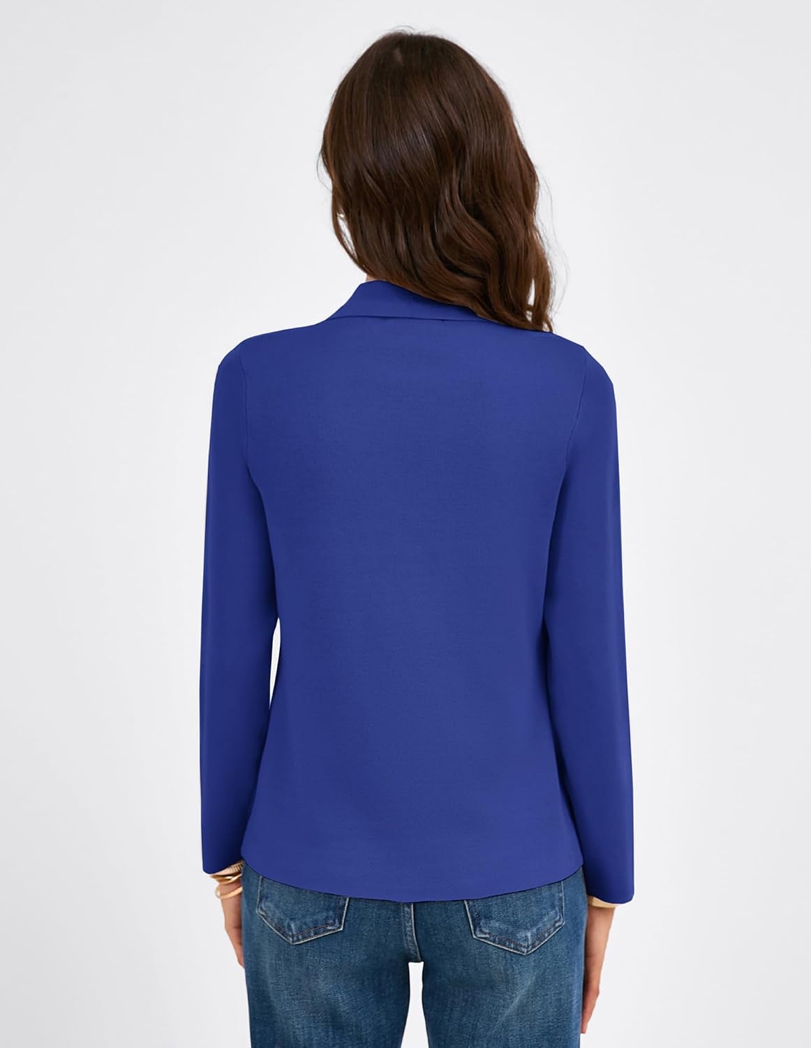 image:imageGRACE KARIN Womens Sweater Blazer Jackets Business Casual Work CardiganRoyal Blue