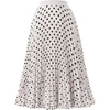White Polka Dots