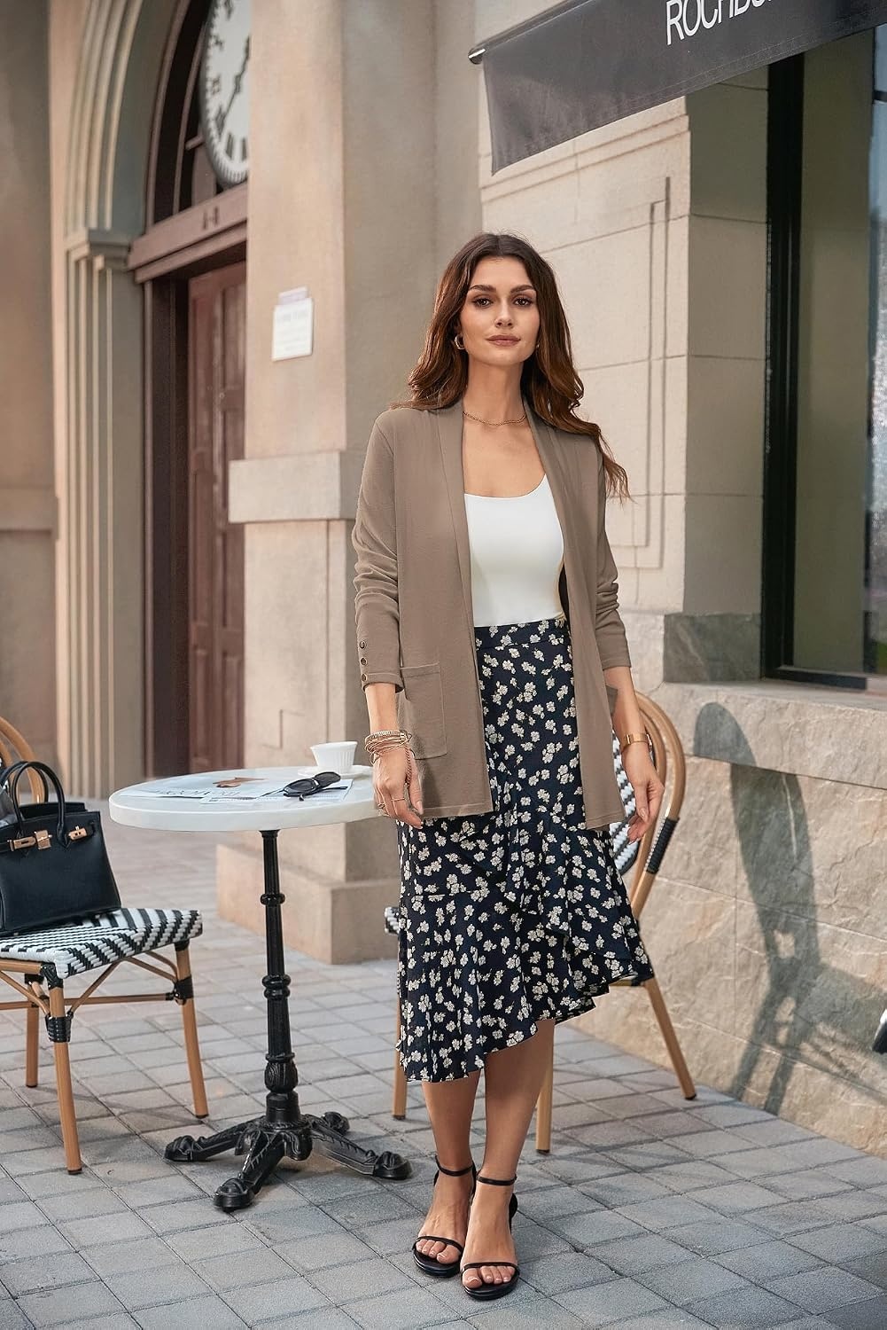 image:imageGRACE KARIN Long Cardigans for Women 2026 Business Casual Fall FashionCamel