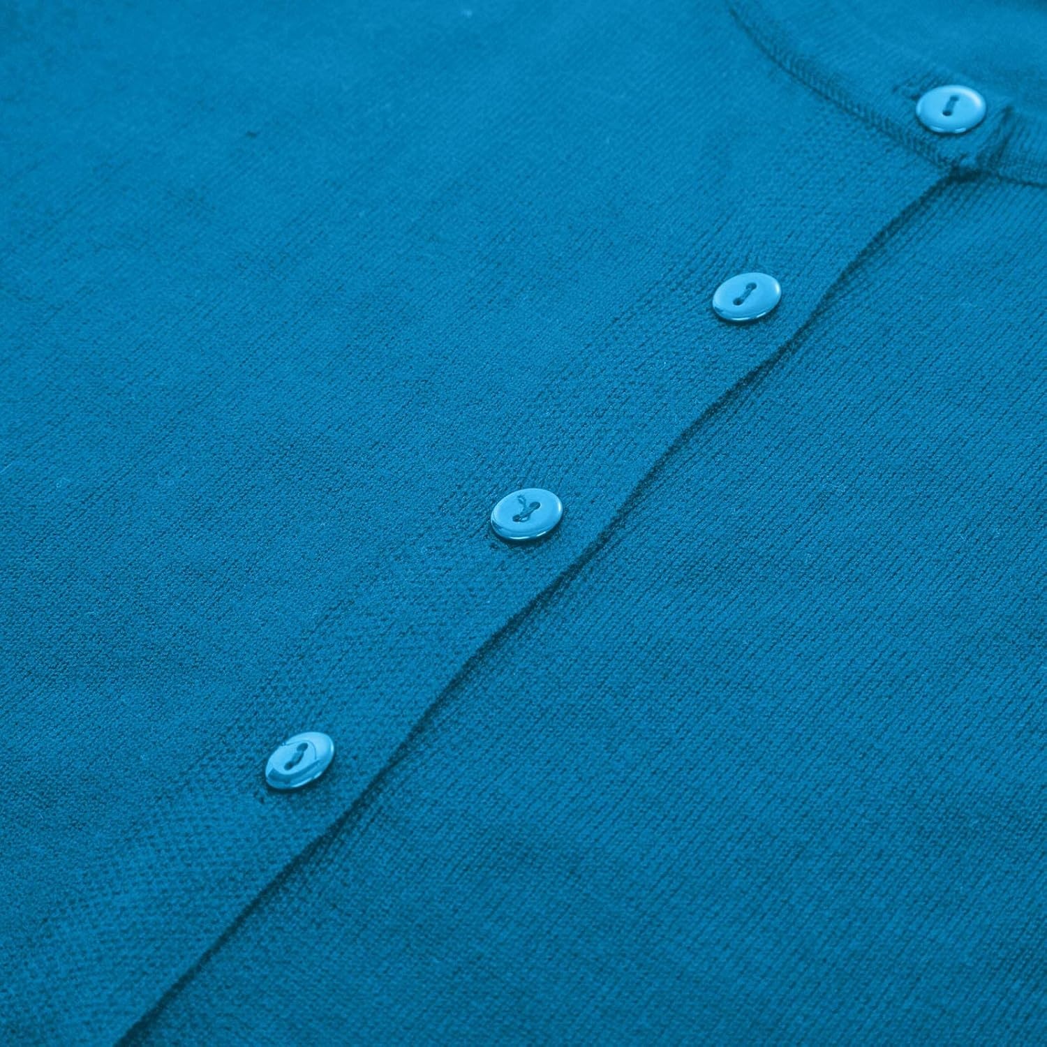 image:imageGRACE KARIN Women Cardigan Sweaters Lightweight Button Up Knit Fall SweaterAcid Blue