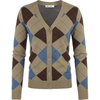 Khaki Blue Brown