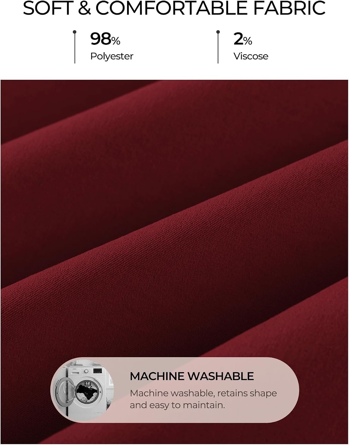 image:imageGRACE KARIN Womens Summer Work Business Casual Midi Shirt DressesWine Red