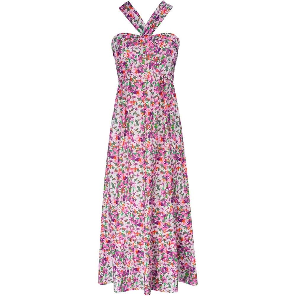 image:imageGRACE KARIN Womens Summer Floral Halter Boho Maxi DressesPurple