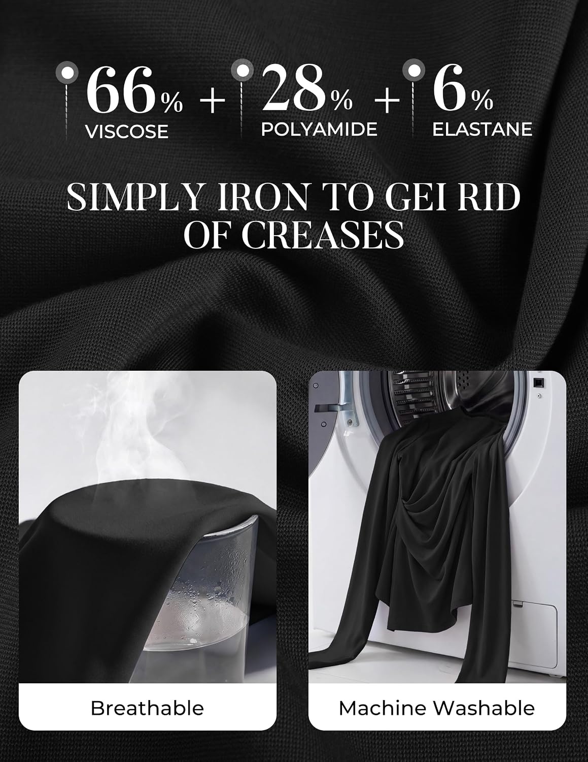 image:imageGRACE KARIN Womens Long Sleeve Peplum Tops Dressy Casual ShirtWhite