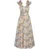 Blue Yellow Floral