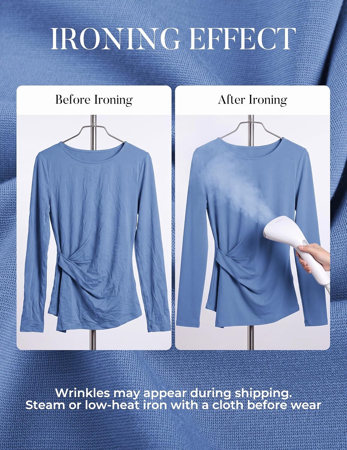 image:imageGRACE KARIN Womens 2026 Fall Peplum Tops Dressy Casual ShirtBaby Blue