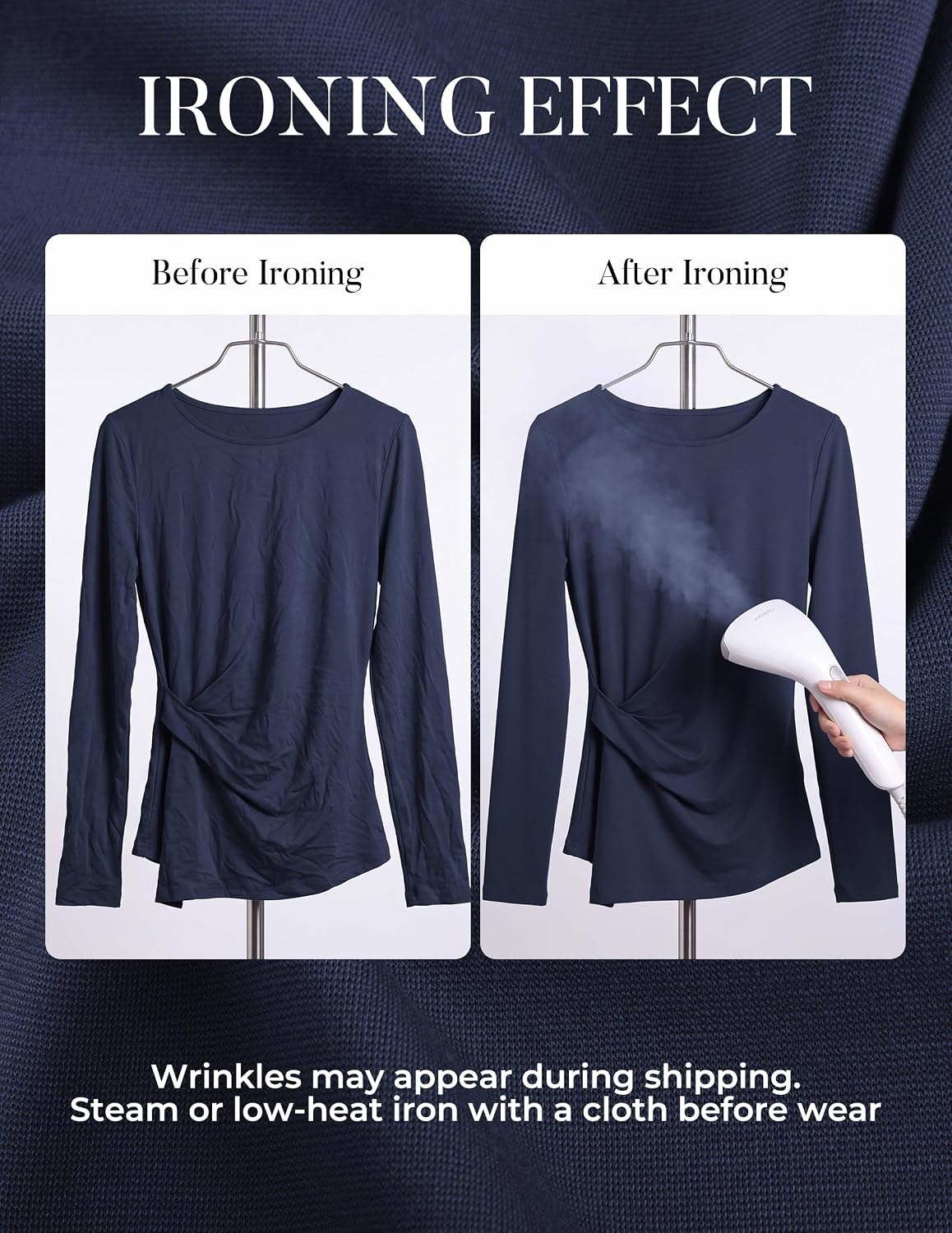 image:imageGRACE KARIN Womens 2026 Fall Peplum Tops Dressy Casual ShirtNavy
